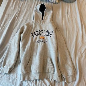 Barcelona Grey sweatshirt